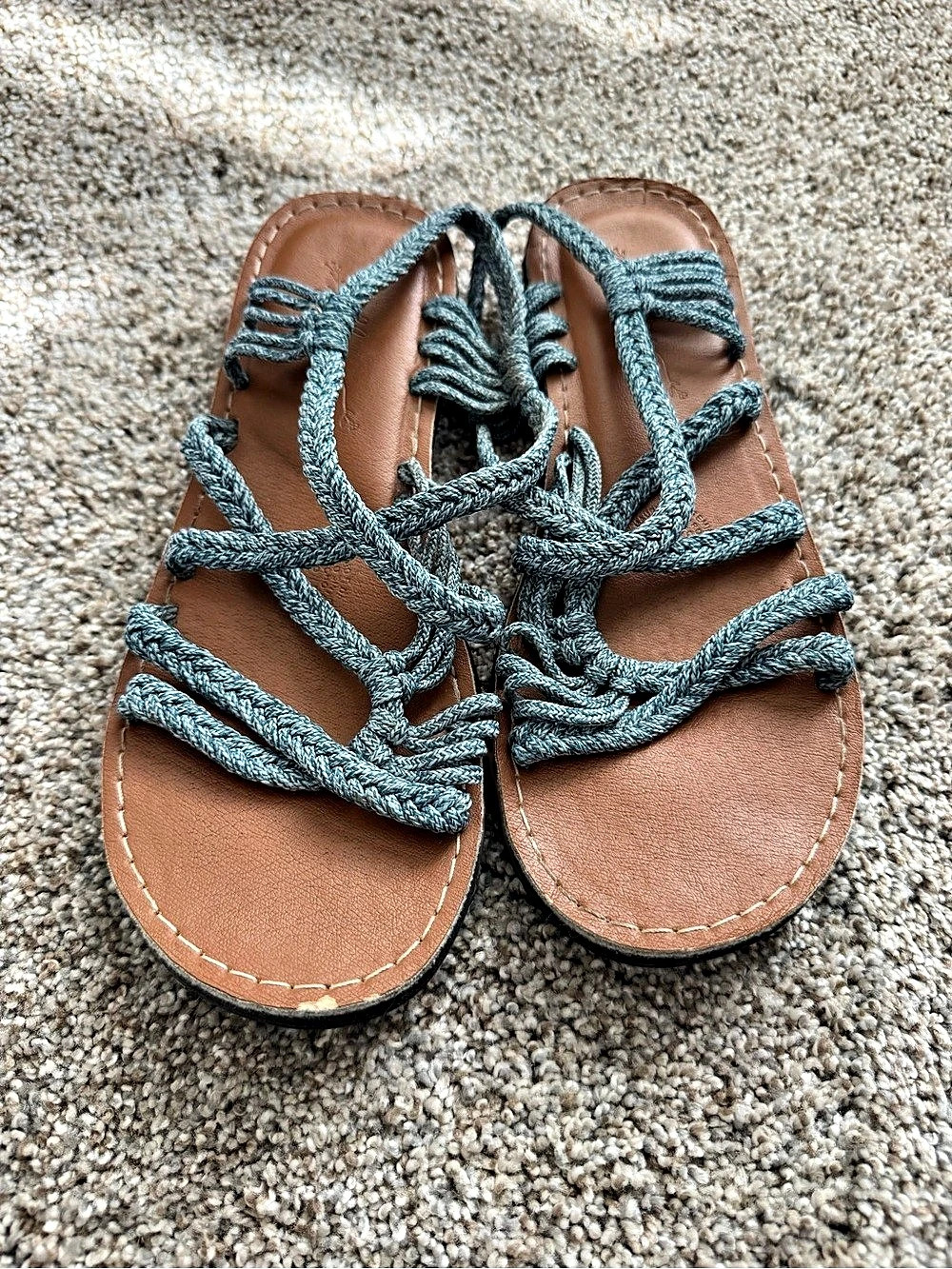 Universal Thread Blue Strappy Sandals